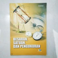 Image of Besaran, Satuan, dan pengukuran