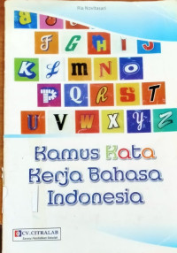 Image of Kamus Kata Kerja Bahasa Indonesia